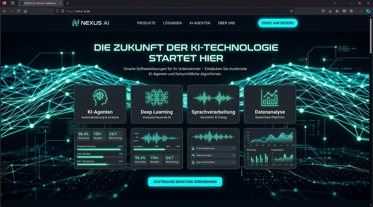 Webdesign Nexus AI - Modern Software